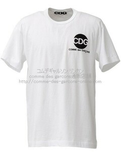 ■激レア■コムデギャルソンCDG定番半袖Tシャツ（サークルロゴ）■M■ユニセックス■白■新品タグ付■国内直営店正規品