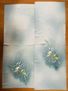  kimono cloth silk is gire100cmx36cm 2 sheets 