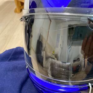 Arai フルフェイス クァンタムJエースブルーサイズ61-62XLアライヘルメットの画像8