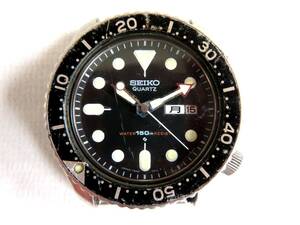 ●【ト足】③SEIKO セイコー 腕時計 クオーツ ダイバーズウオッチ ブラック文字盤 メンズ 男性 CO572ZZG06