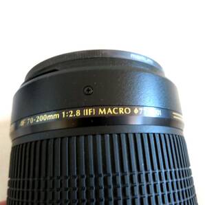 ●【ト足】TAMRON レンズ 70-200㎜ 1:2.8 IF MACRO 77 A001 HA001 タムロン 一眼レフカメラ レンズ CE709ZZG94の画像3