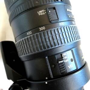●【ト足】Nikon 一眼レフカメラ レンズ ED AF VR-NIKKOR 80-400㎜ 1:4.5-5.6D HB-24 ニコン CE709ZZG95の画像5