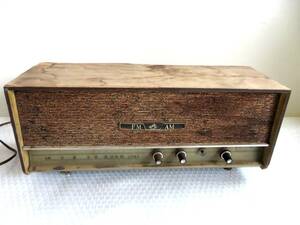 *[to pair ] operation goods Victor vacuum tube radio Showa era rare rare wooden present condition goods antique radio Victor CO622ZZG99