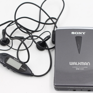 ☆【ト足】SONY ウォークマン カセットプレーヤー まとめ WM-EX1 TCM-57 付属品 取扱説明書あり CE672ZZH34の画像4