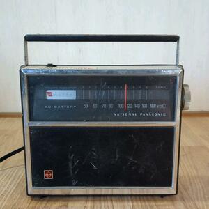 ナショナル パナソニック R-160 ラジオ オーディオ機器 ジャンク 昭和家電 日本製 ETC0270