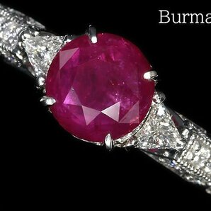 IGL11292S【1円～】新品【RK宝石】《Ruby》ビルマ産 極上非加熱ルビー 大粒1.96ct 極上ダイヤモンド Pt900 超高級リング ダイヤ GIA鑑別書の画像1