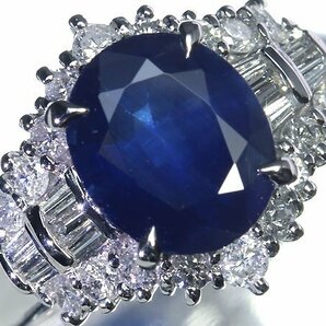 MG11182SS【売り切り】新品【RK宝石】≪Sapphire≫ 上質サファイア 大粒2.85ct!! 極上ダイヤモンド 総計0.83ct Pt900 高級リング ダイヤの画像2