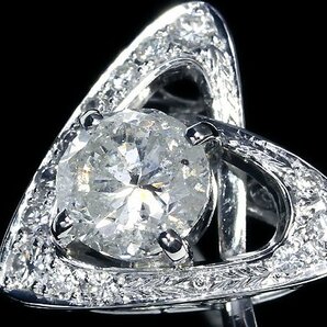 IKM11438SS【1円～】新品【RK宝石】《Diamond》上質ダイヤモンド 特大1.658ct!! 極上脇石ダイヤモンド Pt900 超高級リング ダイヤの画像2