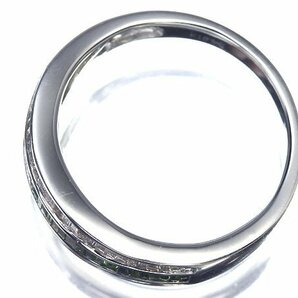 MV11481T【1円～】新品【RK宝石】《Diamond》極上グリーンダイヤモンド 極上クリアダイヤモンド 総計0.64ct!! K18WG 高級リング ダイヤの画像3