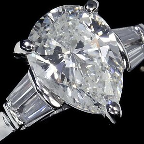 ZM11166SS【1円～】新品【RK宝石】《Diamond》極上ダイヤモンド 特大1.049ct!! 極上脇石ダイヤモンド Pt900 超高級リング ダイヤの画像2