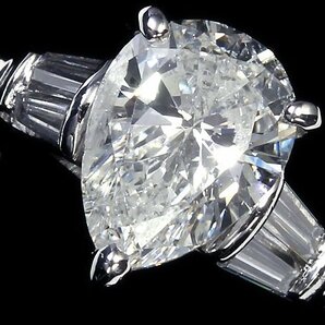 ZM11166SS【1円～】新品【RK宝石】《Diamond》極上ダイヤモンド 特大1.049ct!! 極上脇石ダイヤモンド Pt900 超高級リング ダイヤの画像3