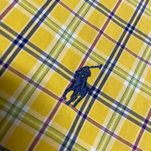 ラルフローレン Ralph Lauren 長袖 ボタンダウンシャツ チェック XXLサイズ 大きいサイズ 身幅70センチ レアの画像2