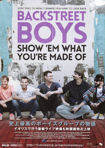 映画チラシ　「バックストリート・ボーイズ ／ BACKSTREET BOYS SHOW ‘EM WHAT YOU’RE MADE OF」　【2015年】
