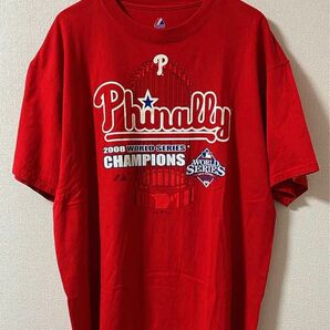 MajesticマジェスティックPhilliesフィリーズ半袖TシャツXLサイズ