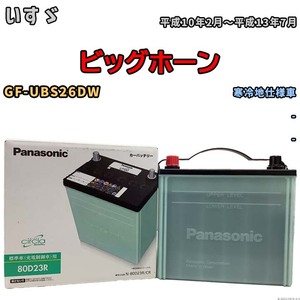 国産 バッテリー パナソニック circla(サークラ) いすゞ ビッグホーン GF-UBS26DW 平成10年2月～平成13年7月 N-80D23RCR