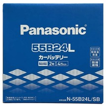 国産 バッテリー パナソニック SB ニッサン ウイングロード TA-WRY11 平成14年11月～平成17年11月 N-55B24LSB_画像4