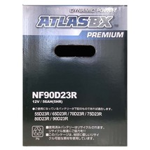 バッテリー ATLAS ATLASBX PREMIUM いすゞ ファーゴ KD-JALWE50 平成11年5月～平成13年5月 NF90D23R_画像6