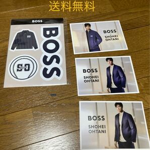 セール【非売品】大谷翔平　BOSS ステッカー＆ポストカード