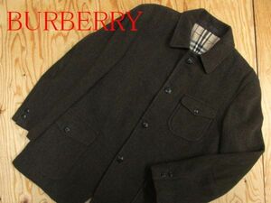 ★バーバリー Burberry★メンズ アルパカ混 ウールステンカラージャケット★R60414040A