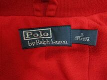 ★ラルフローレン RalphLauren★メンズ ワンポイントポニー 裏フリース ジップジャケット レッド★R60421077A_画像5