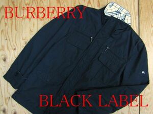 ★バーバリーブラックレーベル BURBERRY★メンズ パディングジップジャケット 裏ノバチェック★R60421047A