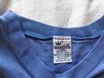 Adidas ヴィンテージ トレフォイル TシャツL ８０’ｓ Vanco_画像3