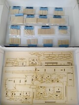 【ジャンク】木製模型 Woody JOE 1/150 姫路城 ウッディジョー レーザーカット加工 建築模型_画像3