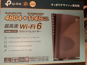 新品同様★tp-link Archer AX80 AX6000 8ストリームWi-Fi 6ルーター★4804Mbps+1148Mbps