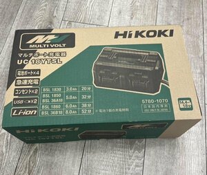 ICH【未使用品】 未使用 ハイコーキ マルチポート充電器 UC18YTSL 冷却機能付 14.4V/18V/マルチボルト対応 〈102-240402-ss18-ICH〉