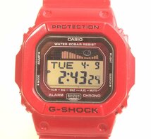 ICH【中古美品】 CASIO カシオ G-SHOCK GLX-5600 G-LIDE PROTECTION デジタル レッド 稼働品 〈189-240410-ss20-ICH〉_画像1