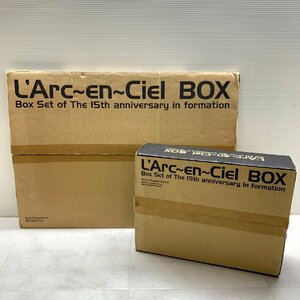 MIN【中古品】 L Arc-en-Ciel 15周年記念BOX アルバムジャケットのポスター付き スレ.キズあり 〈87-240406-MK-26-MIN〉