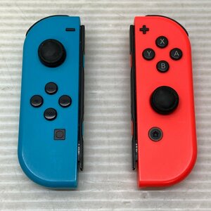 MIN【ジャンク品】 MSMG Nintendo Switch Joy-conのみ ニンテンドースイッチ ネオンブルー/ネオンレッド 〈24-240417-ME-10-MIN〉