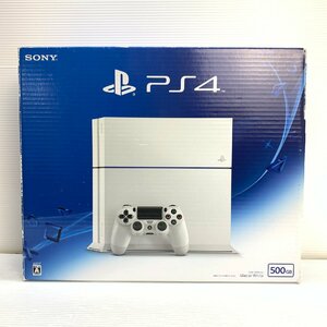 MIN【中古品】 MSMG PlayStation4 CUH-1200A B02 グレイシャーホワイト PS4 プレステ4 SONY ソニー 〈33-240420-ME-5-MIN〉