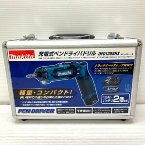 MIN【中古美品】 MSMK Makita マキタ 充電式 ペンドライバ ドリル DF012DSHX 青 〈102-240424-CN-23-MIN〉の画像1
