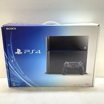 MIN【ジャンク品】 MSMG PlayStation4 500GB ジェットブラック CUH-1100AB01 PS4 プレステ 欠品あり SONY 〈33-240427-ME-5-MIN〉_画像1