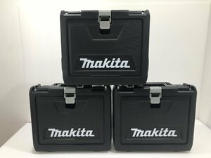 【TAG・未開封】(3)★Makita 充電式インパクトドライバ TD173DRGX 青 3台セット18V6Ah バッテリ2本/充電器/ケース付 102-240408-YK-07-TAG