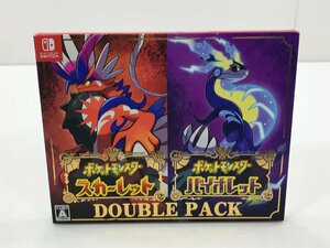 【TAG・中古品】★Nintendo Switch ソフト ポケットモンスター スカーレット・バイオレット ダブルパック ★動作OK　029-240411-YK-24-TAG