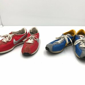 【TAG・ジャンク品】☆NIKE 305444-601 102073-471 WAFFLE TRAINER 2足セット 観賞用☆160-240416-SS-02-TAGの画像1