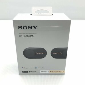 【TAG・未開封】★SONY ノイズキャンセル機能搭載 完全ワイヤレスイヤホン WF-1000XM3 ブラック 093-240418-YK-11-TAGの画像1