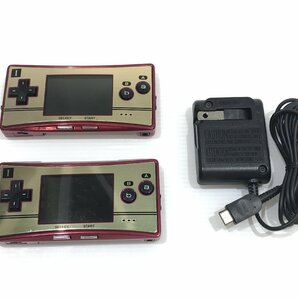 【TAG・現状品】☆ゲームボイミクロ ファミコンバージョン 2個 本体のみ 動作OK 画面ヤケ有☆23-240423-SS-21-TAGの画像1