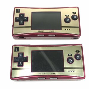 【TAG・現状品】☆ゲームボイミクロ ファミコンバージョン 2個 本体のみ 動作OK 画面ヤケ有☆23-240423-SS-21-TAGの画像2