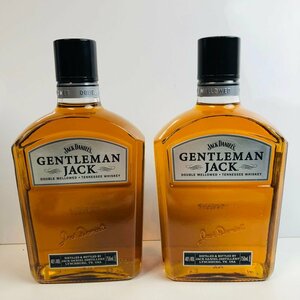 ICH【未使用品】 GENTLEMAN JACK ジャックダニエル ジェントルマンジャック ウイスキー 750ml 40% 2本セット 〈214-240404-aa3-ICH〉