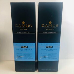 ICH【未使用品】 CAMUS COGNAC カミュ VSOP ブランデー　フランス　700ml 40% 2本セット 〈214-240404-aa5-ICH〉