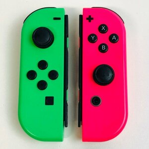 ICH【現状渡し品】 NINTENDO 任天堂 スイッチ ジョイコン(HAC-015/016) 動作未確認 ネオングリーン・ネオンピンク 〈24-240401-aa9-ICH〉