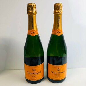 ICH【未使用品】 ヴーヴ・クリコ　シャンパン Veuve Clicquot 750ml 12度 2本セット 〈214-240404-aa4-ICH〉