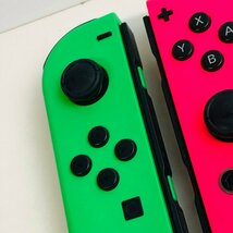 ICH【現状渡し品】 NINTENDO 任天堂 スイッチ ジョイコン(HAC-015/016) 動作未確認 ネオングリーン・ネオンピンク 〈24-240401-aa9-ICH〉_画像5