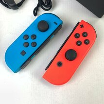 FUZ【中古品】 Nintendo Switch 本体 新型XKJ スイッチ ネオンモデル 箱破れ 〈34-240409-NM-8-FUZ〉_画像8