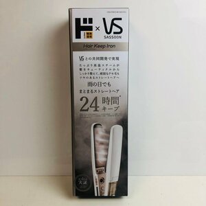 ICH[ unused goods ] unopened VS Vidal Sassoon hair keep steam hair iron VSS-p950-wh (106-240428-aa4-ICH)