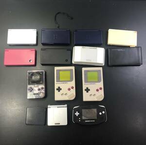 96Z 1円～ ジャンク 任天堂 ゲームボーイ GB GBA DS 本体 まとめて セット Nintendo 