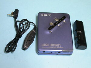 SONY Walkman WM-EX677( that 11) blue purple beautiful goods belt exchange maintenance adjusted . operation excellent condition sound quality super preeminence 